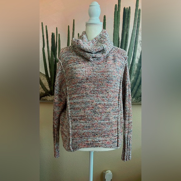 Anthropologie pilcro textured cowl neck sweater - Picture 2 of 4